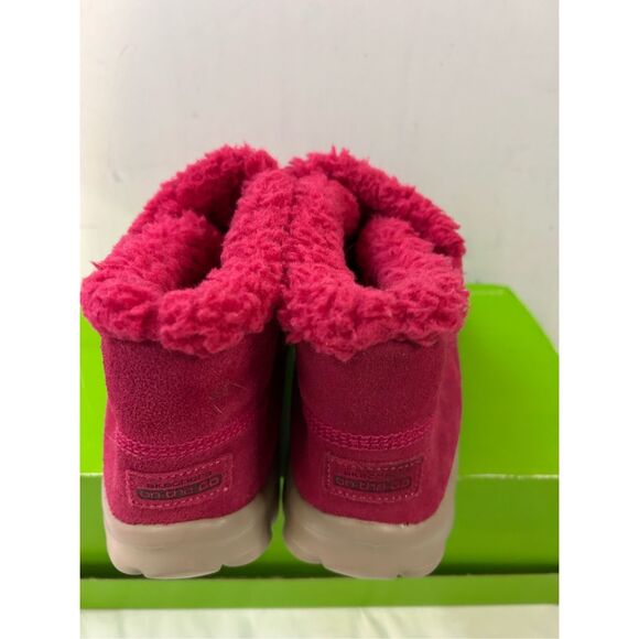 Skechers womens size 8 #13692 on the go no laces shoes red boots memory foam vst - Picture 7 of 12